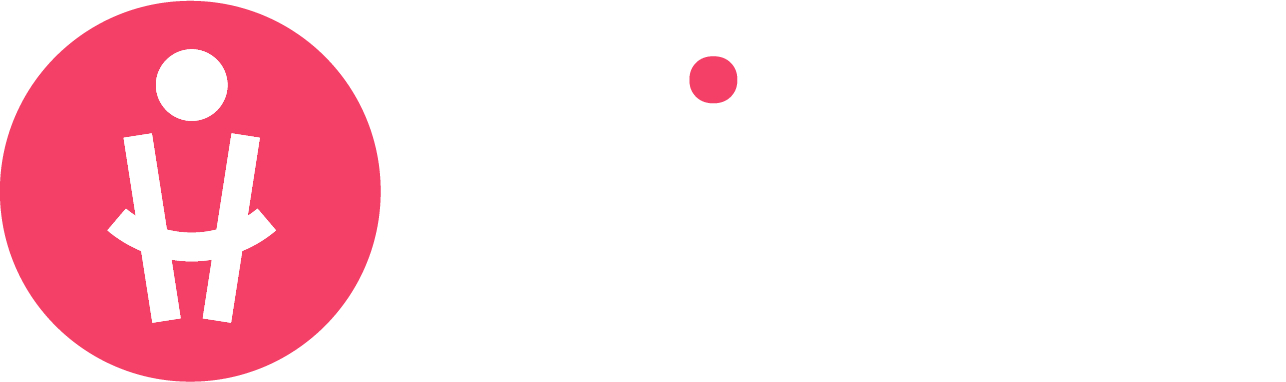Hireify logo white